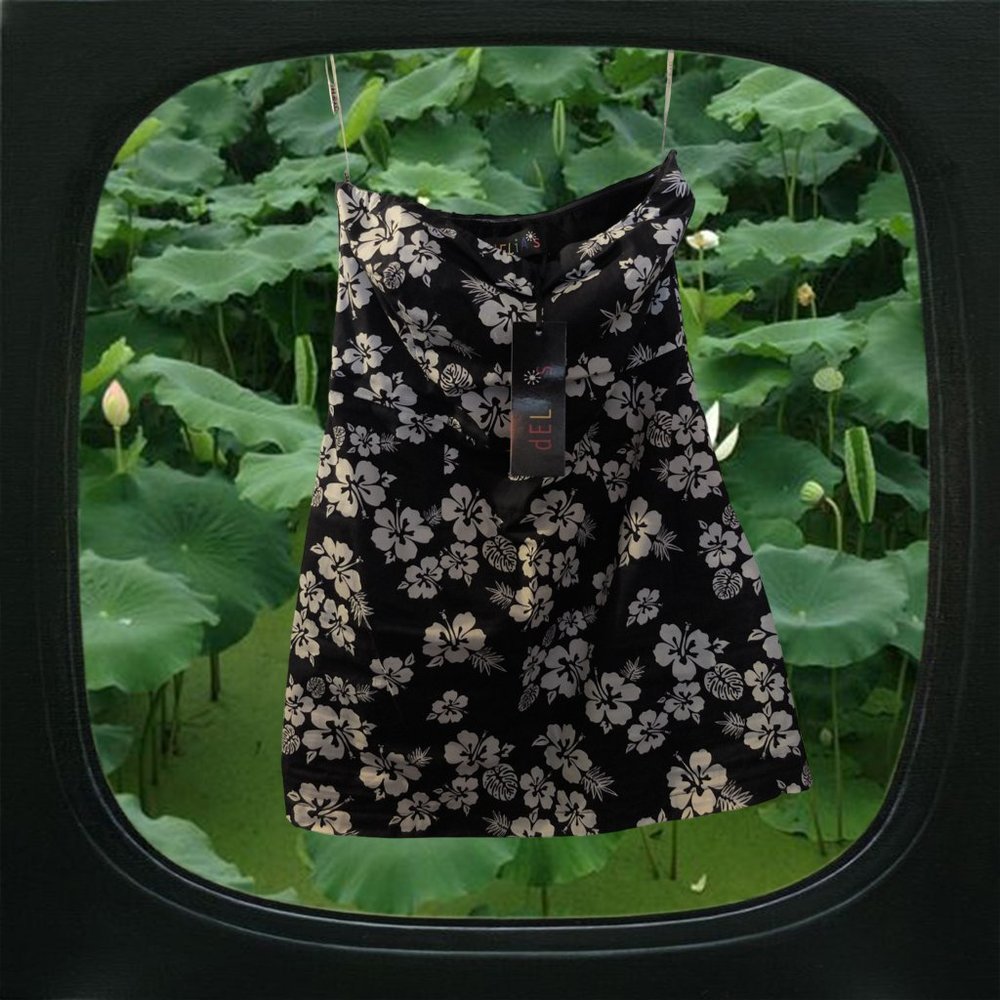 NWT Dollskill Delia's Hawaiian hibiscus mini dress
